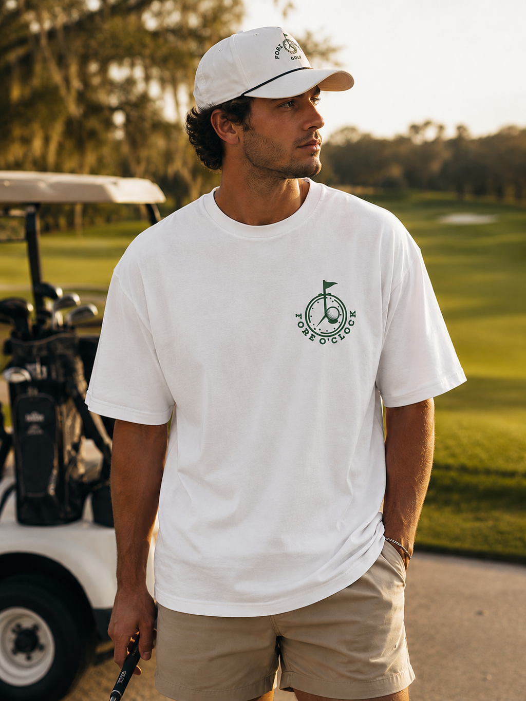 Fore O'Clock Signature Boxy Tee